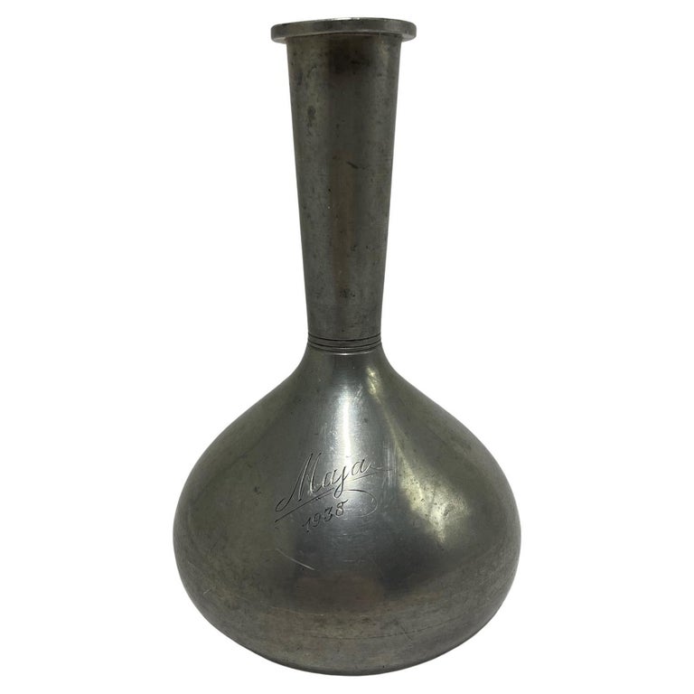 GAB Pewter Vase - 1931