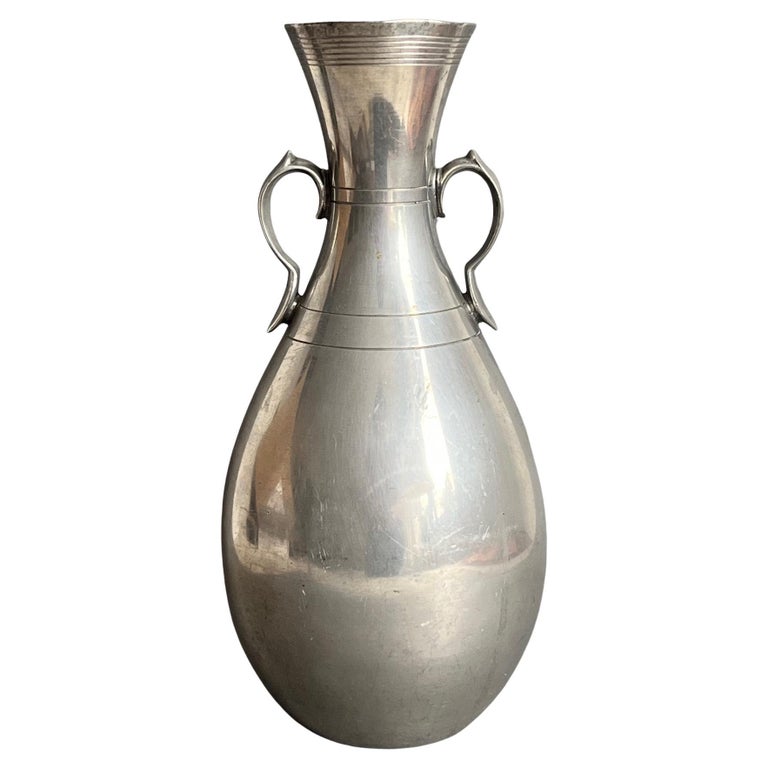 Art Deco Pewter Vase, Guldsmedsaktiebolaget (GAB), 1933
