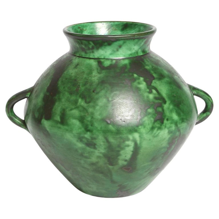 Erik Mornils Ceramic Vase - Nittsjö, Sweden - Art Deco 1930's