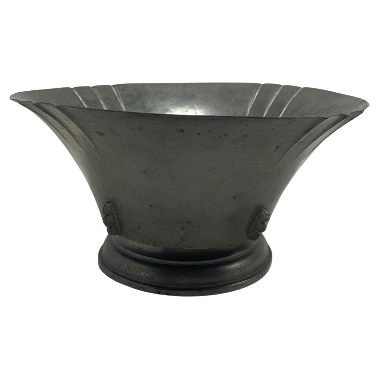 CG Hallberg Pewter Bowl, Model from 1934, Sweden