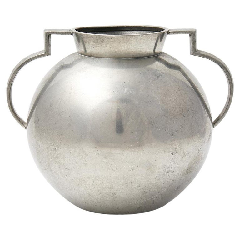 Pewter Vase by Folke Arström for GAB, Sweden - 1930s