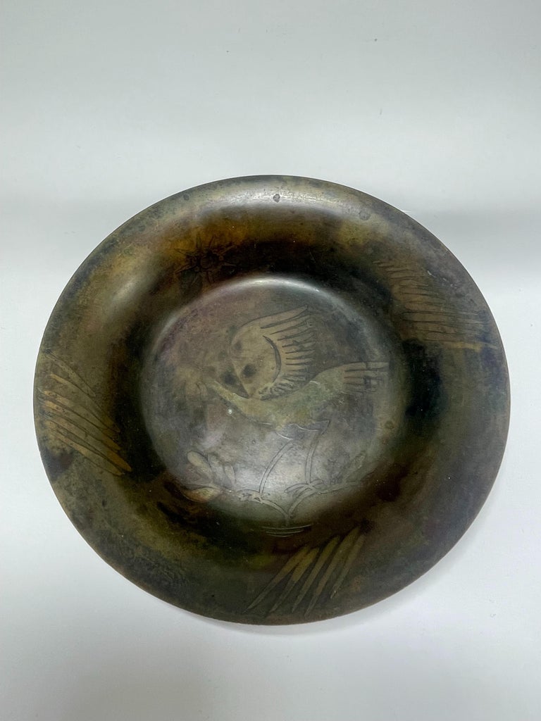 Bronze Bowl - Kromo Metal Denmark 1930's