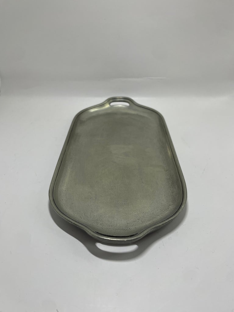 Schreuder & Olsson Swedish Pewter Serving Tray 1950's