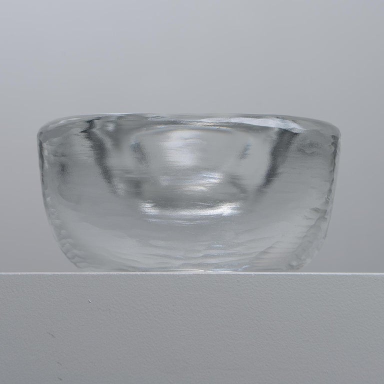 Clear Glass Bowl by Vicke Lindstrand for Orrefors