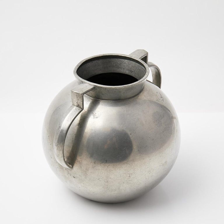 Pewter Vase by Folke Arström for GAB, Sweden - 1930s