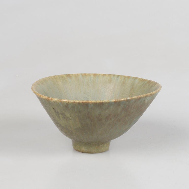 Carl-Harry Stålhane SHX Stoneware Bowl, Rörstrand, Sweden, 1950s