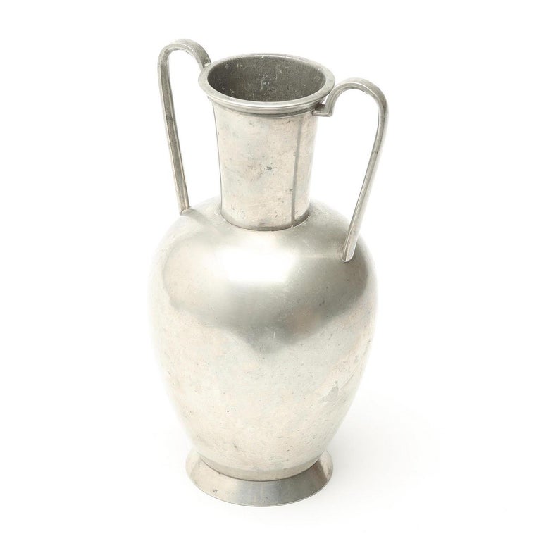 Pewter Vase for FAK, Art Deco, Sweden, 1935