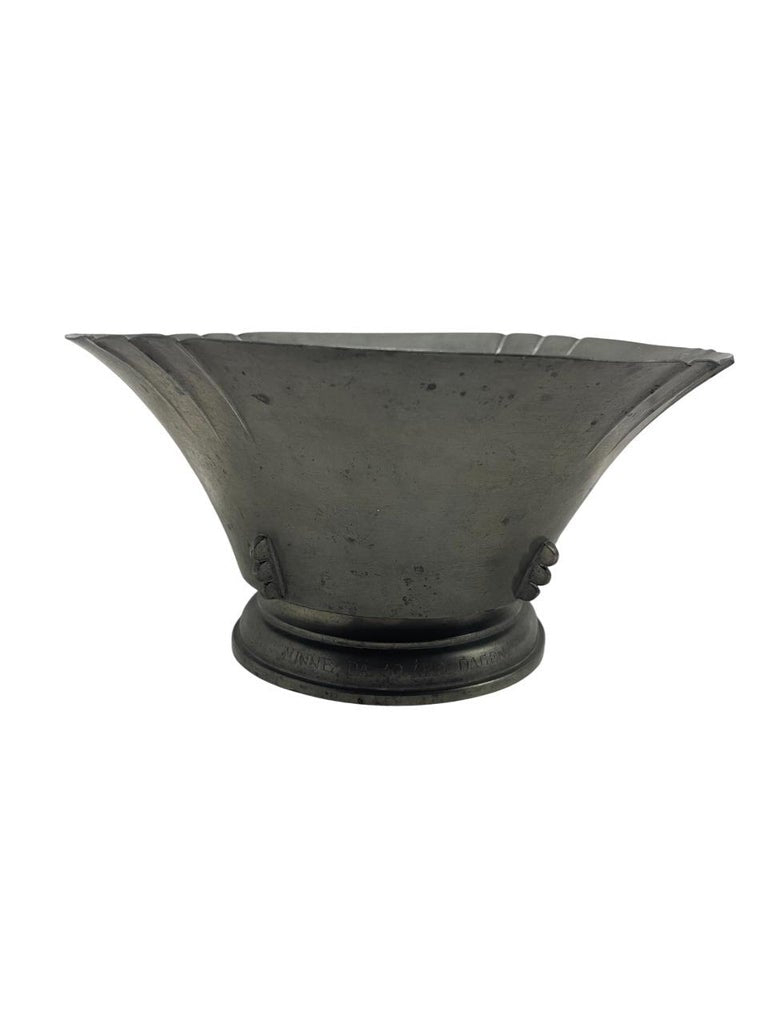 CG Hallberg Pewter Bowl, Model from 1934, Sweden