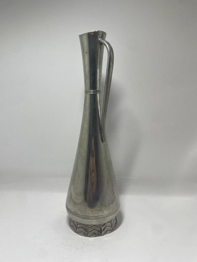 Pewter Vase by GAB, 1966 – Scandinavian Modernist Pewter