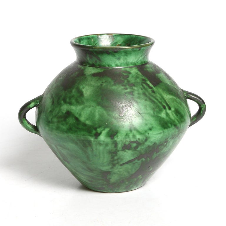 Erik Mornils Ceramic Vase - Nittsjö, Sweden - Art Deco 1930's