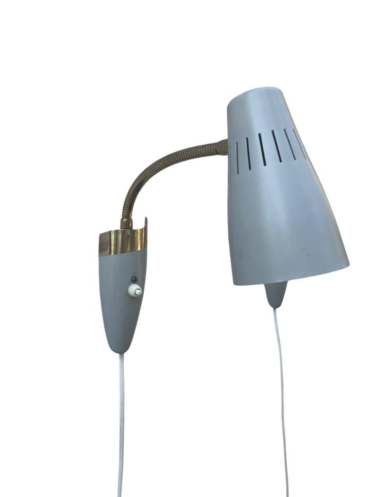Pair of Wall Lamps, by Arvid Böhlmarks Lampfabrik, Model "8845, Sweden, 1950's