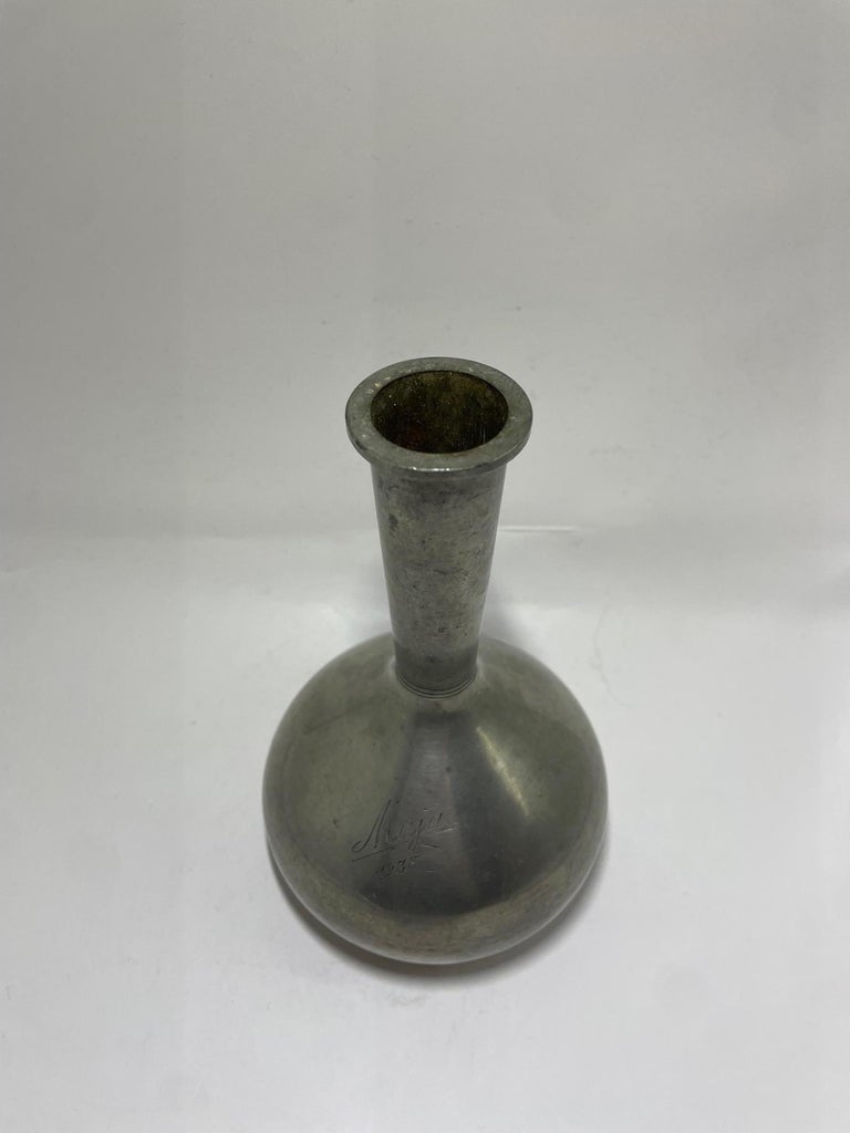 GAB Pewter Vase - 1931