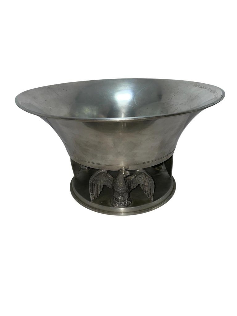 Art Deco Pewter Centerpiece by Ystad Tenn, 1930s