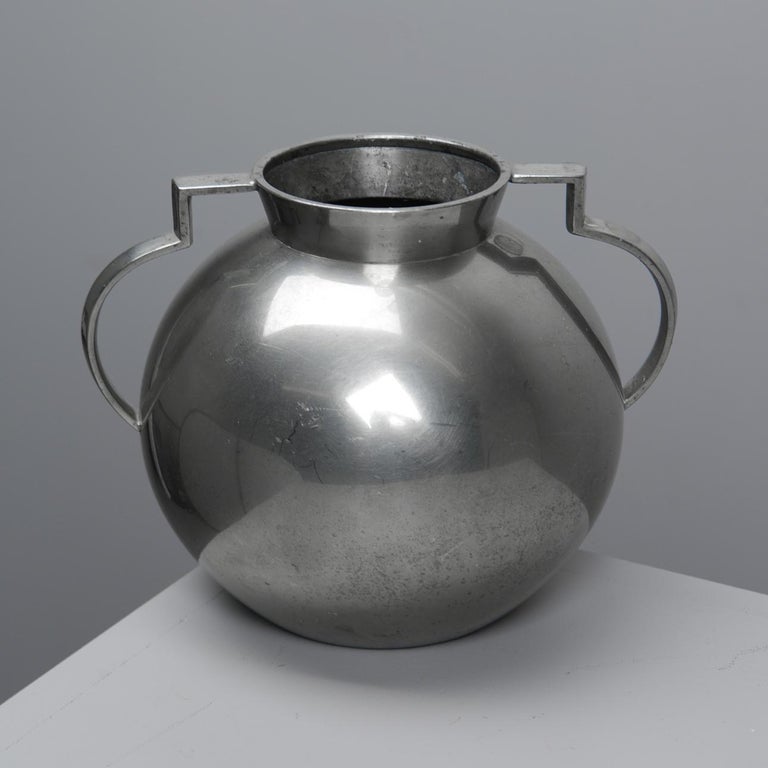 Pewter Vase by Folke Arström for GAB, Sweden - 1930s