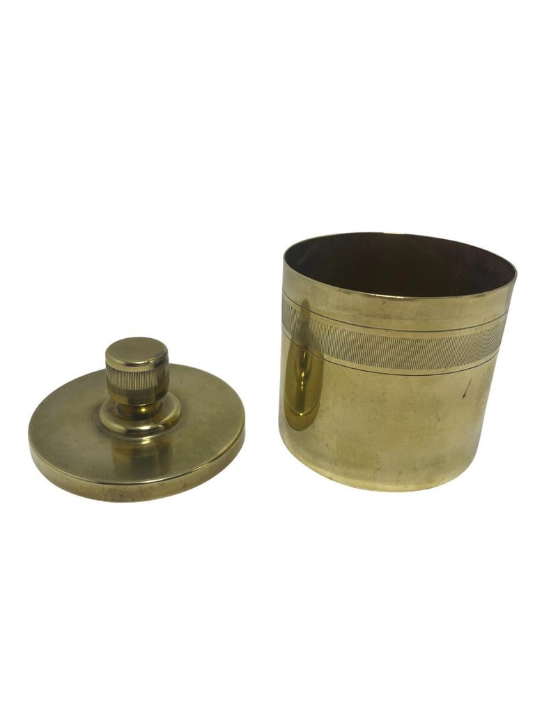 J.L.H. Bronze Lidded Bowl, Sweden, 1930s
