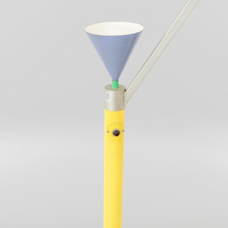 Postmodern "Halo" Floor Lamp by Olle Anderson, Sweden, 1980s