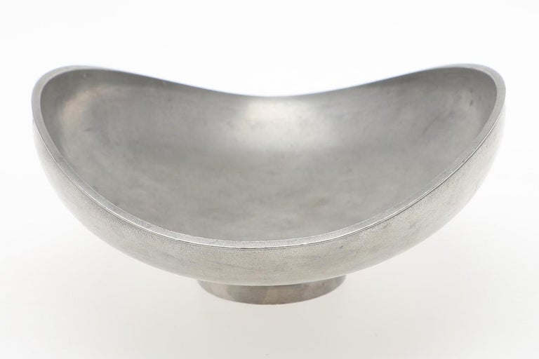 Schreuder & Olsson Sculptural Pewter Bowl, Sweden, 1972  7 of 7