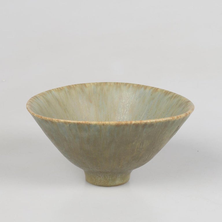 Carl-Harry Stålhane SHX Stoneware Bowl, Rörstrand, Sweden, 1950s