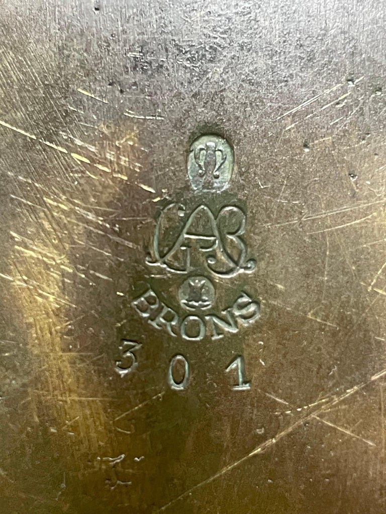GAB Bronze - Decorative plate 1930's
