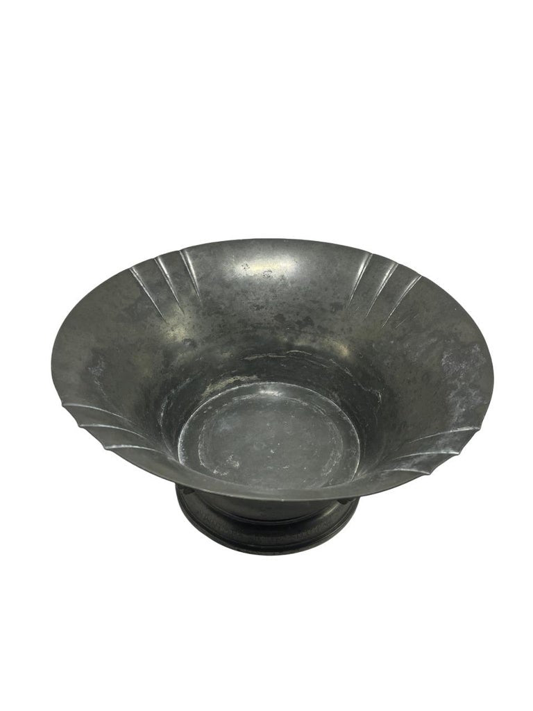 CG Hallberg Pewter Bowl, Model from 1934, Sweden