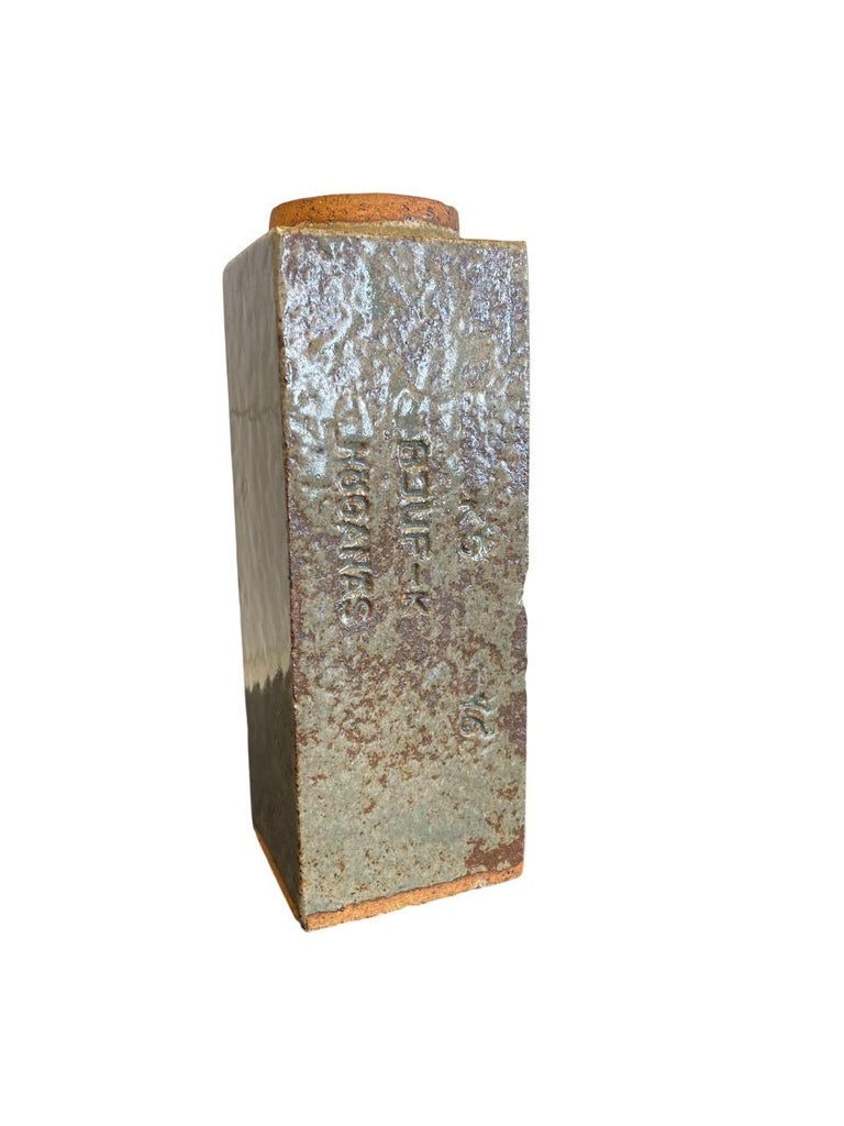Swedish Studio Pottery Vase by Rolf Palm for Höganäs, Signed, 1970s   €700