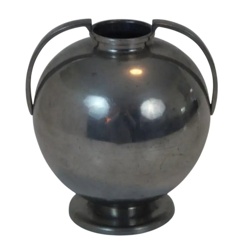 Pewter Vase - GAB Tenn - Art Deco, 1937