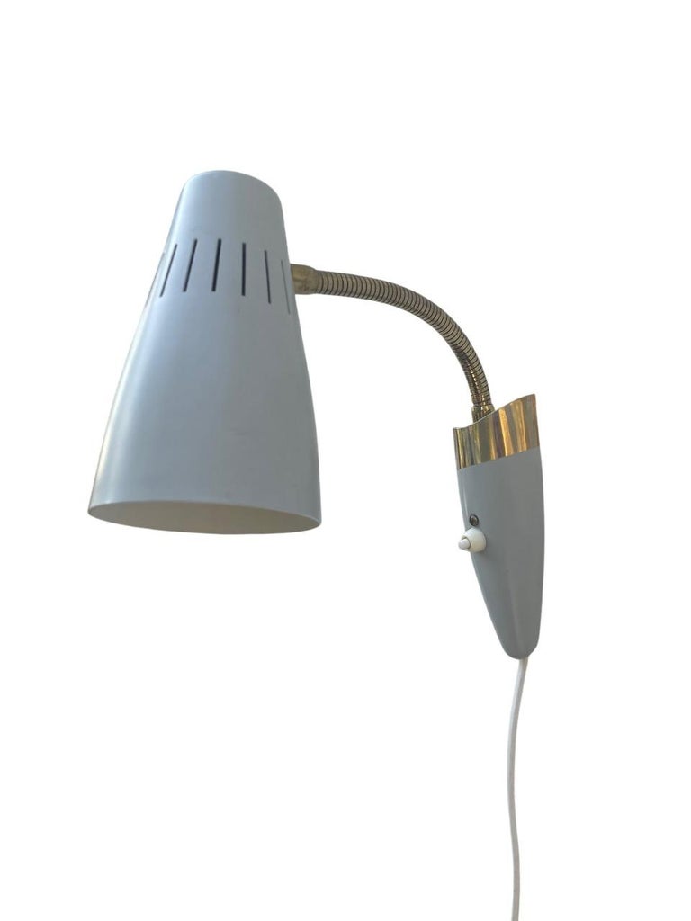Pair of Wall Lamps, by Arvid Böhlmarks Lampfabrik, Model "8845, Sweden, 1950's