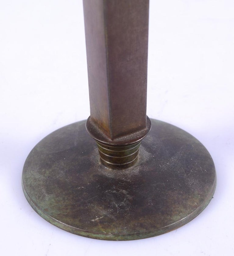 Swedish Art Deco Bronze Vase by GAB, 1930s