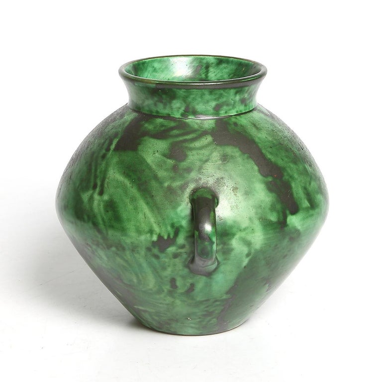 Erik Mornils Ceramic Vase - Nittsjö, Sweden - Art Deco 1930's