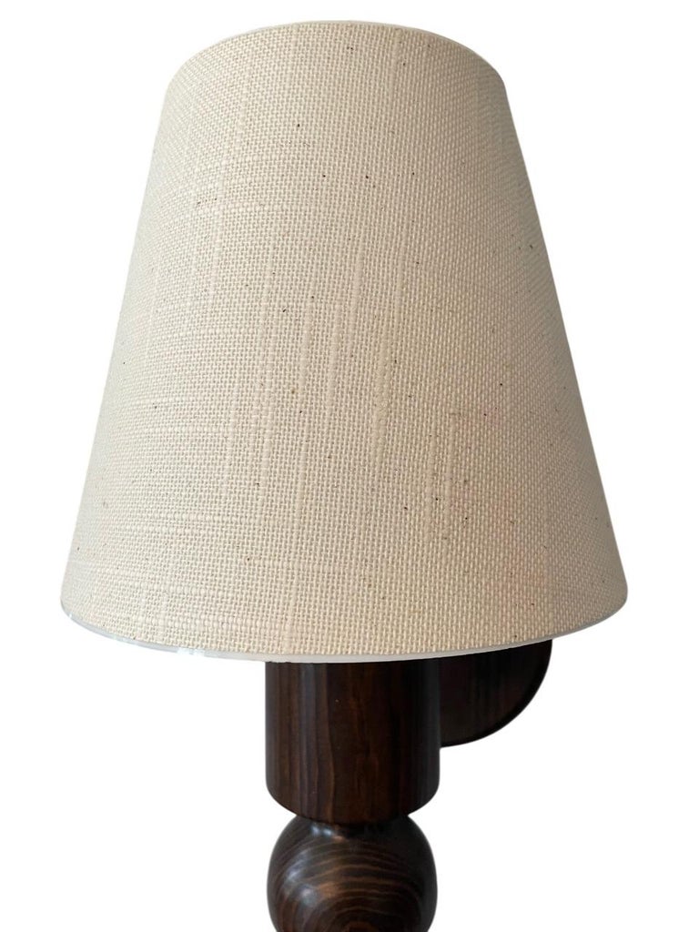 Vintage 1970s Markslöjd, Sweden - Wall Lamps – Set of 5 – Stained Pine