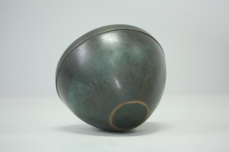 N&J Swedish Bronze Vase – 1930's Art Deco