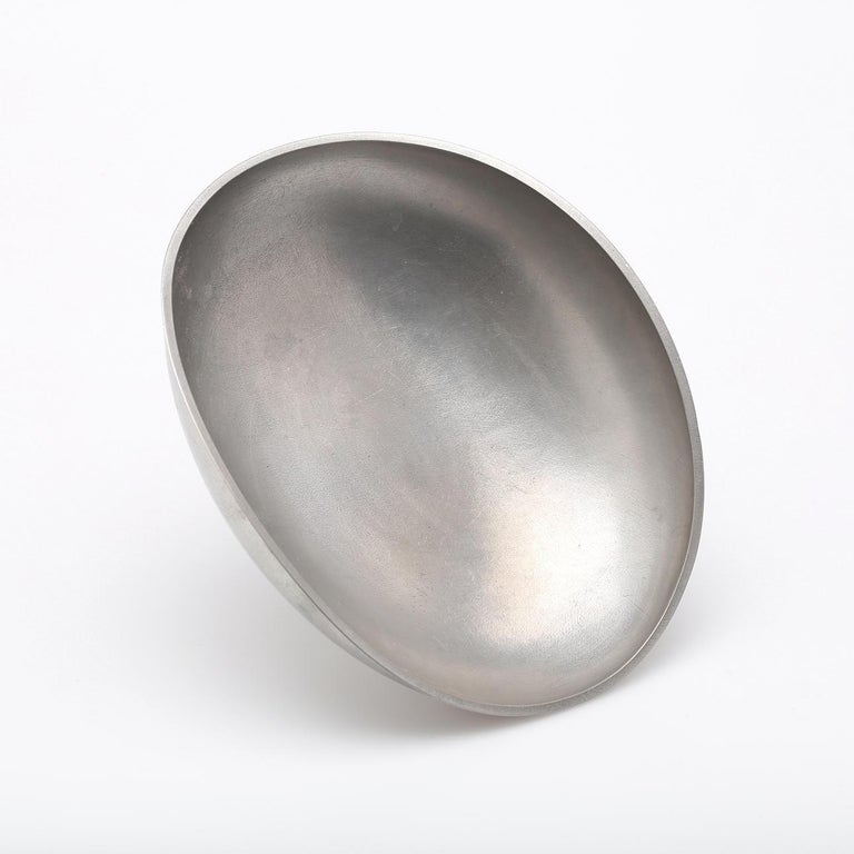 Schreuder & Olsson Sculptural Pewter Bowl, Sweden, 1972  7 of 7