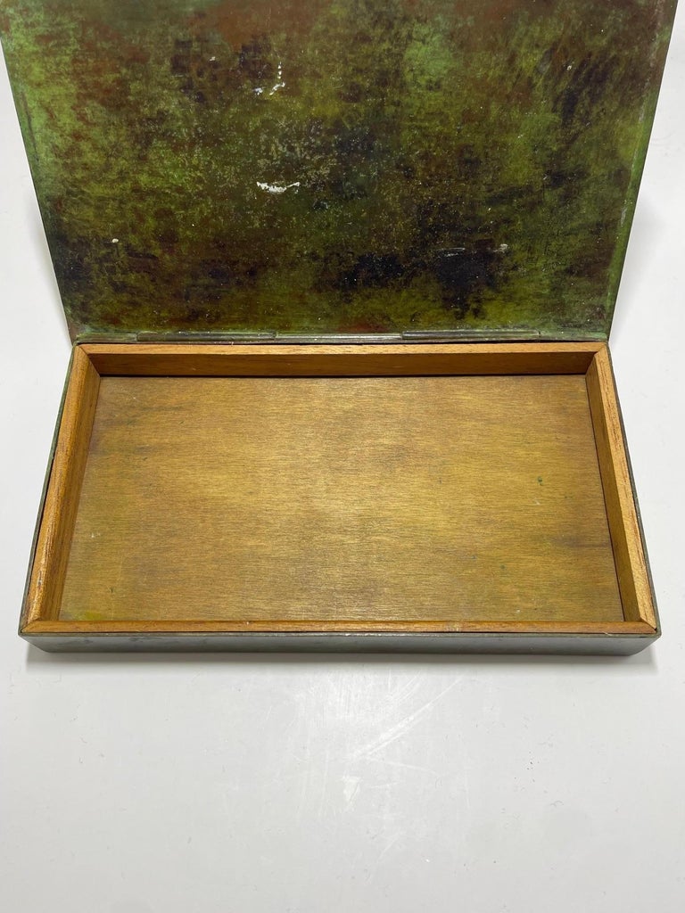 Light bronze box - Swedish, Art Deco - 1930's