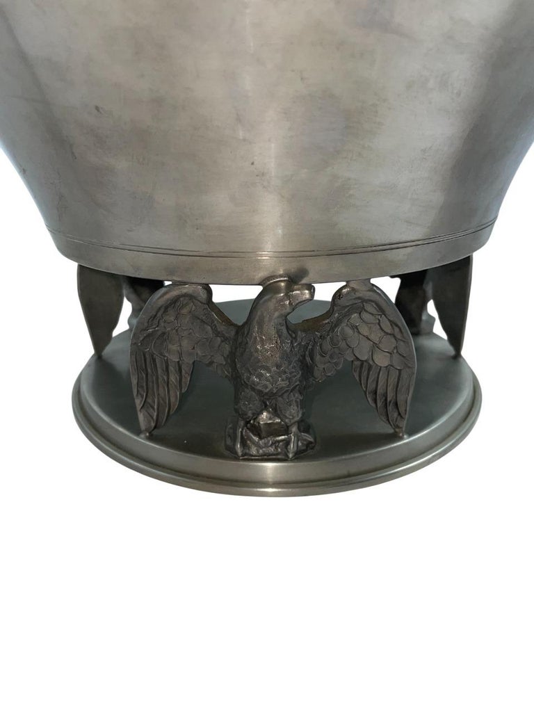Art Deco Pewter Centerpiece by Ystad Tenn, 1930s