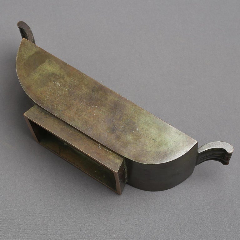 GAB Sweden Solid Bronze Art Deco Jardinière Bowl, 1930s