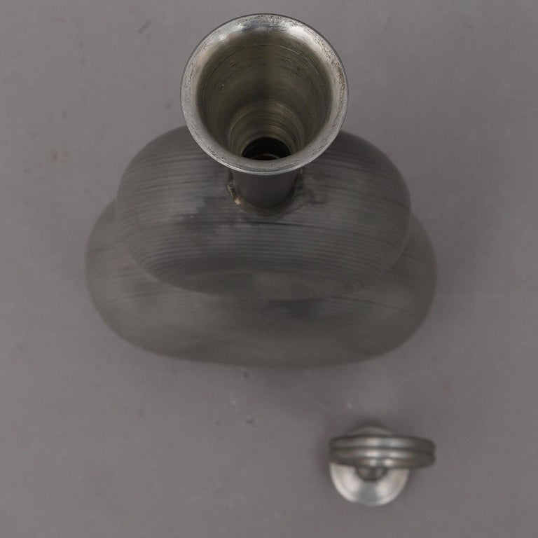 Pewter Bottle Sculpture by Gunnar Havstad, Norway, 1950s