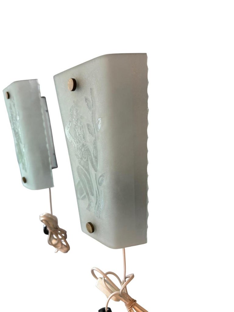 Pair of Swedish Modern / Grace Wall Sconces Attributed to Glössner, 1930s