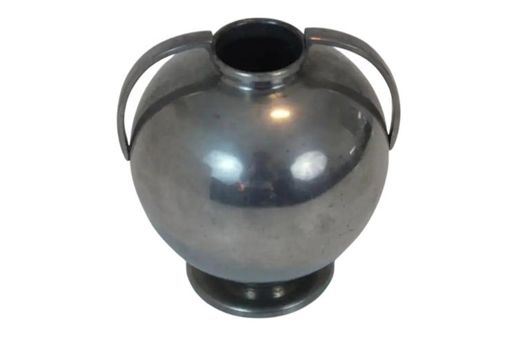 Pewter Vase - GAB Tenn - Art Deco, 1937