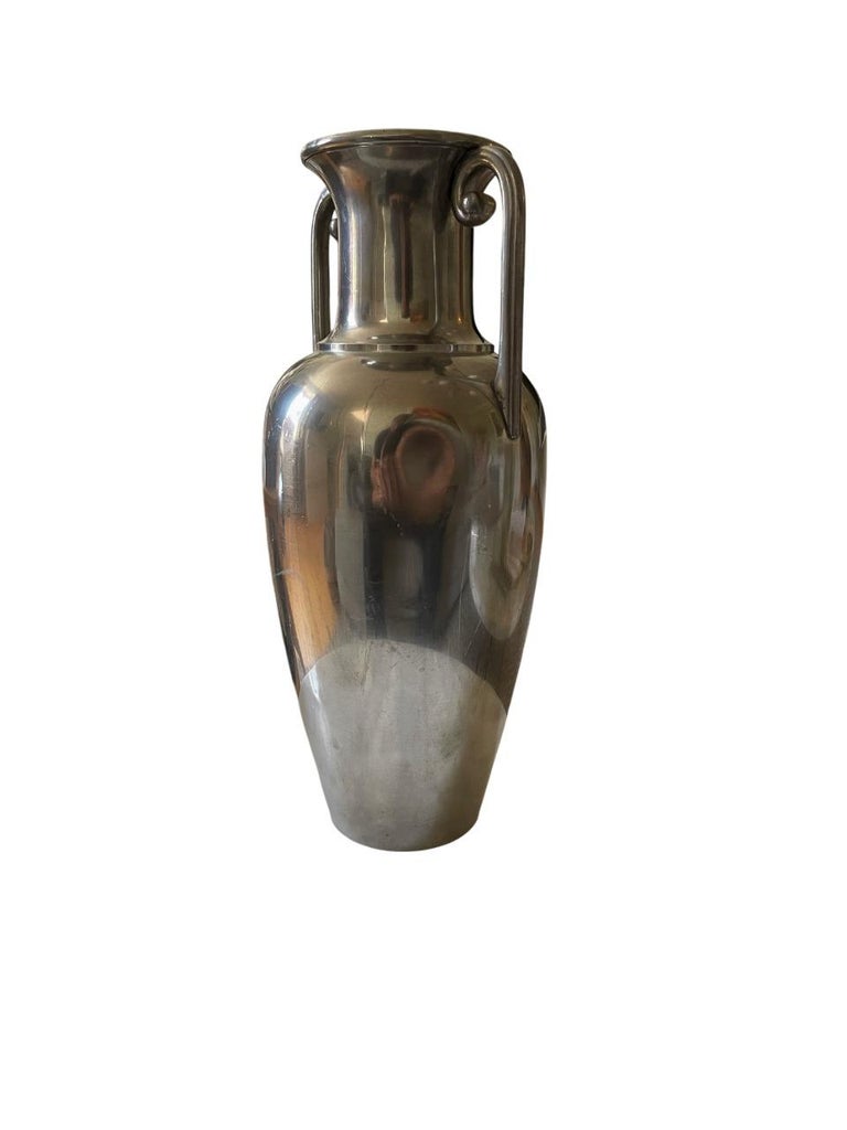 Pewter Amphora Vase by J.L.H. for Svenskt Tenn, Sweden, 1930s