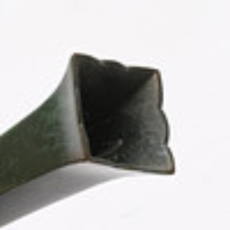 Swedish Art Deco Bronze Vase by GAB, 1930s