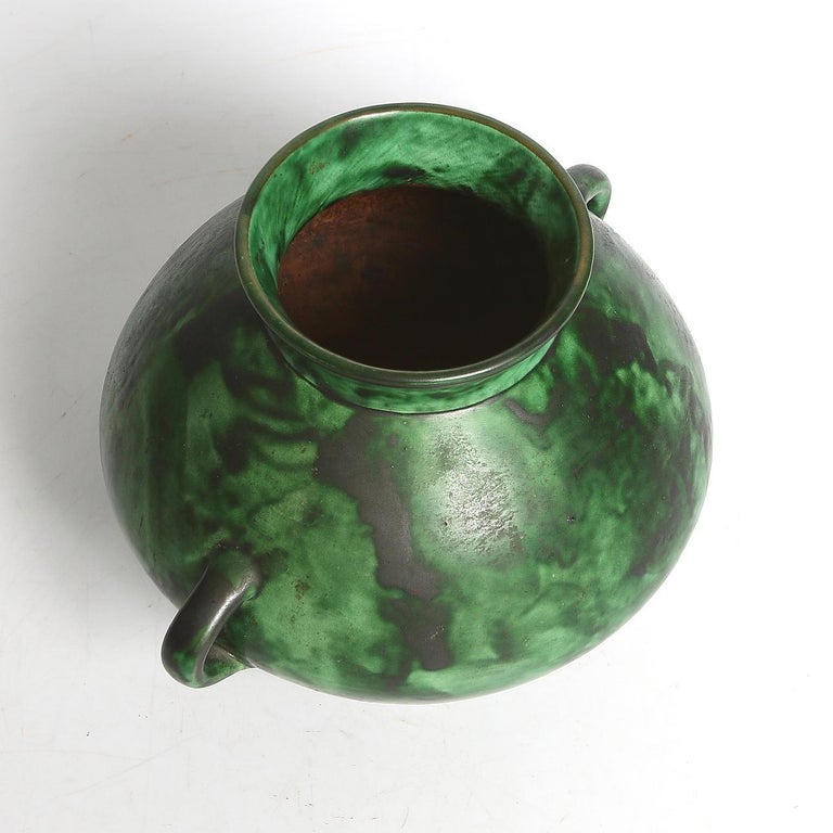 Erik Mornils Ceramic Vase - Nittsjö, Sweden - Art Deco 1930's