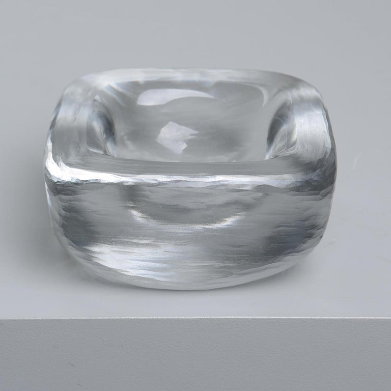 Clear Glass Bowl by Vicke Lindstrand for Orrefors