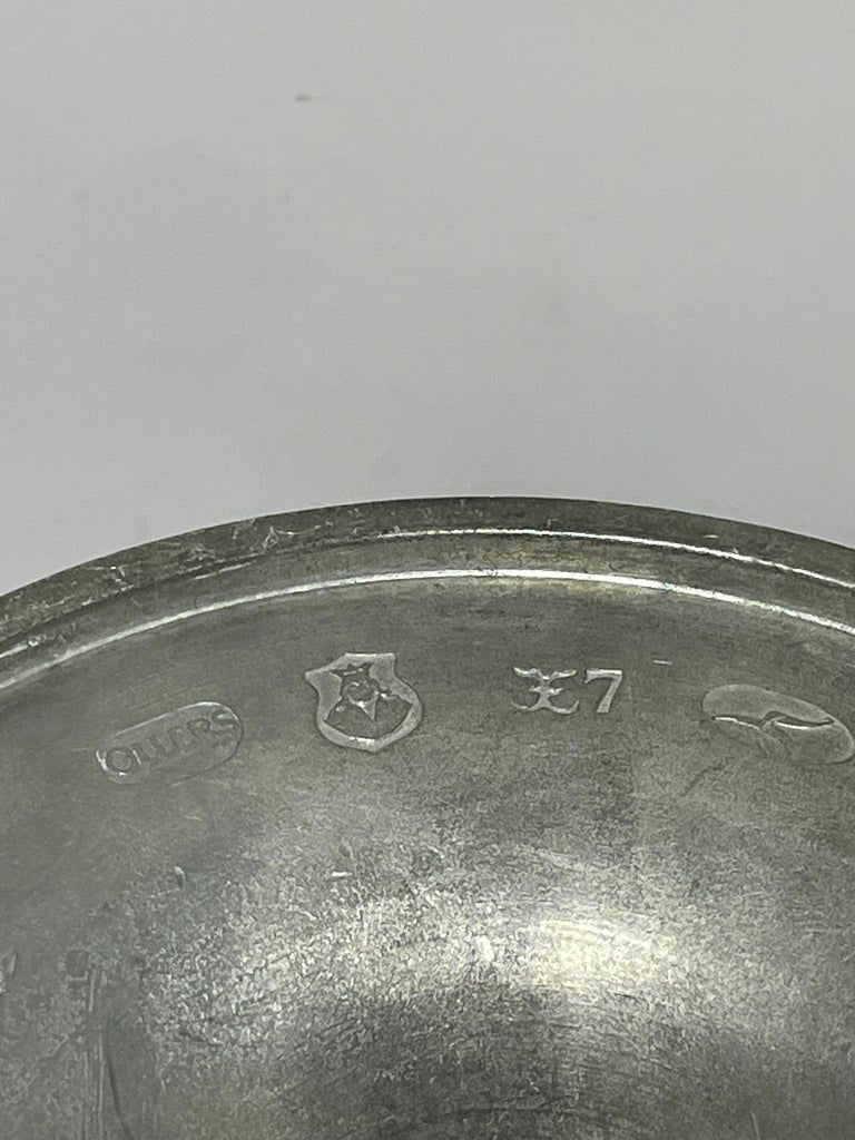Edvin Ollers Pewter Bowl, Sweden - Antique - 1907