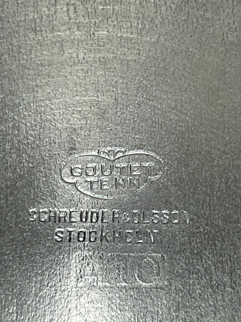 Schreuder &amp; Olsson Swedish Large Pewter Bowl, 1970's