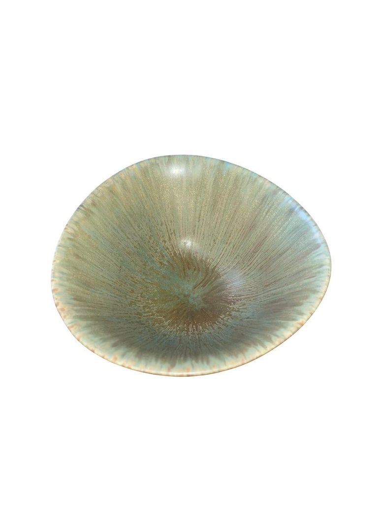 Carl-Harry Stålhane SHX Stoneware Bowl, Rörstrand, Sweden, 1950s