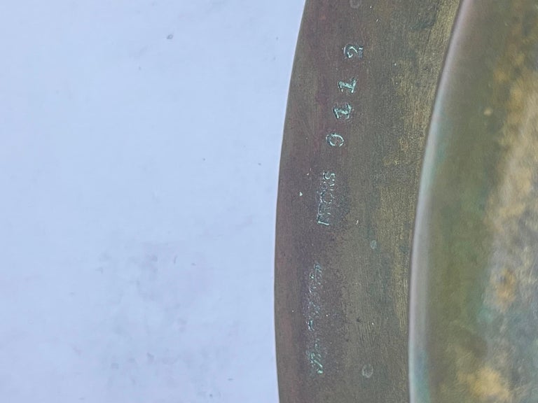 Sune Bäckström - Art Deco massive bronze plate - 1930's