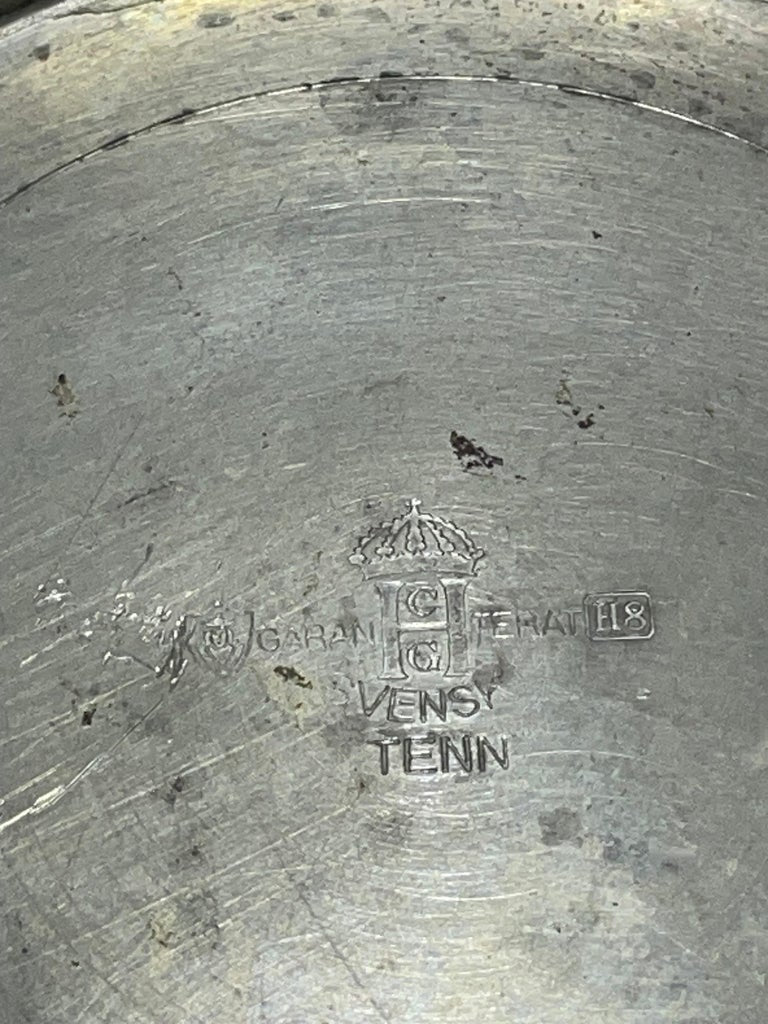 CG Hallberg Pewter Bowl, Model from 1934, Sweden