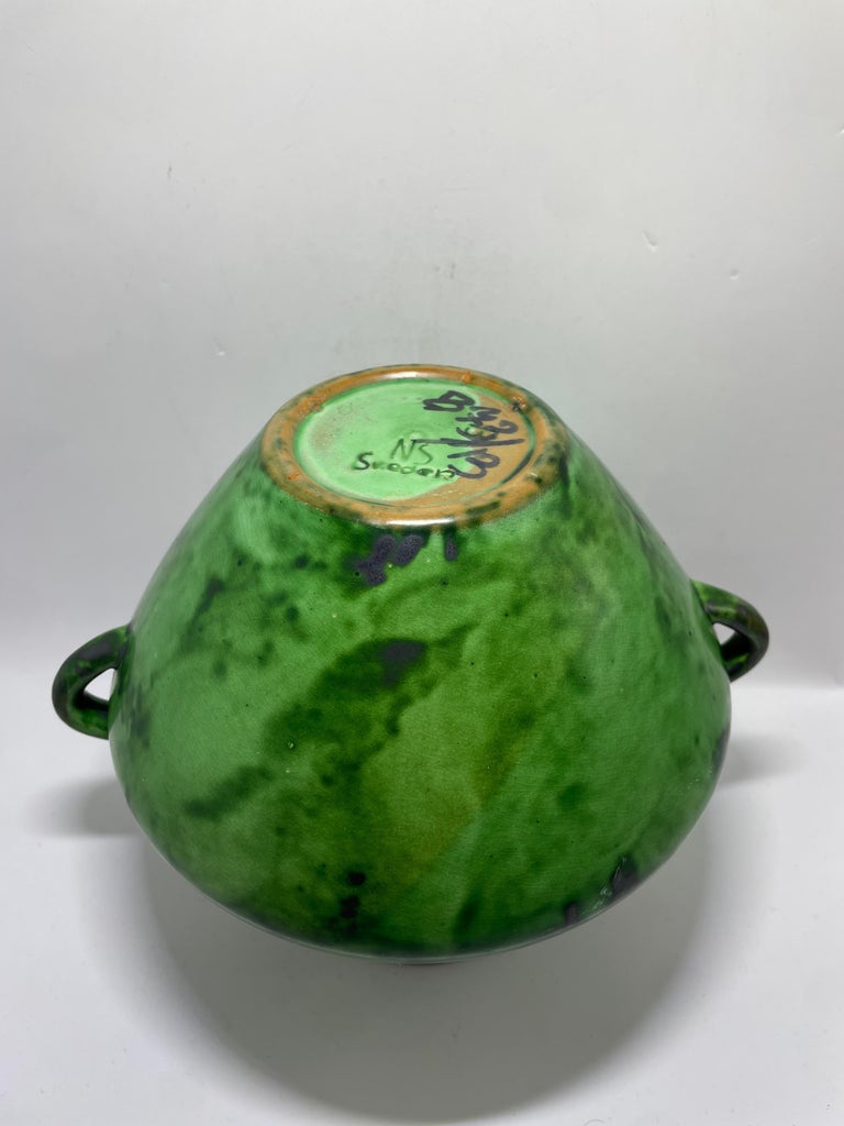 Erik Mornils Ceramic Vase - Nittsjö, Sweden - Art Deco 1930's