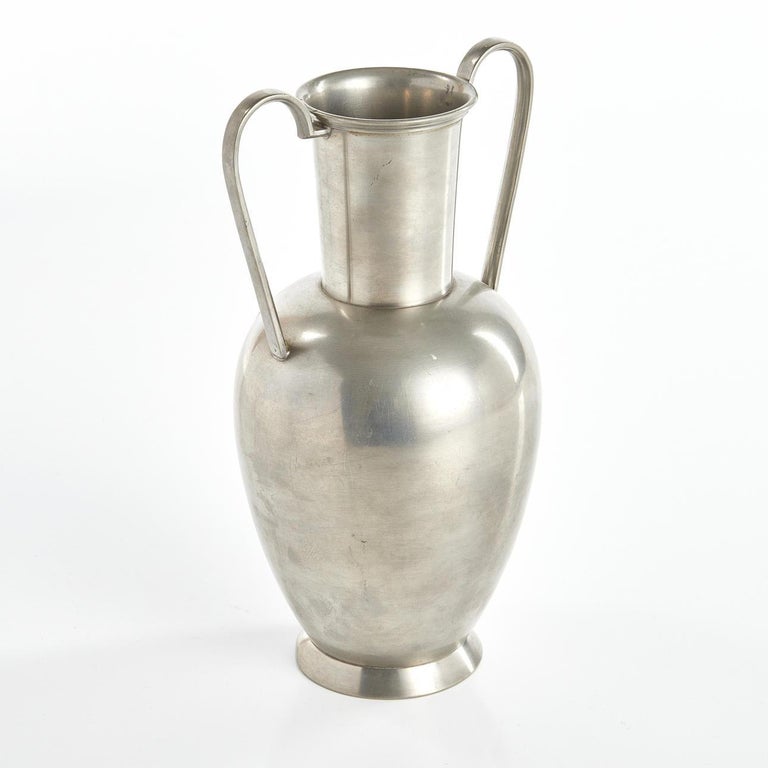 Pewter Vase for FAK, Art Deco, Sweden, 1935