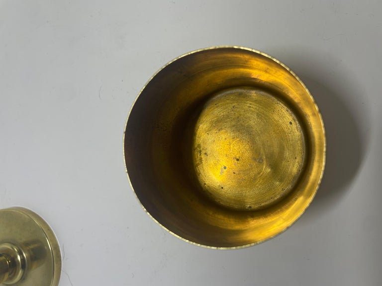 J.L.H. Bronze Lidded Bowl, Sweden, 1930s